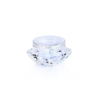 สีโปร่งใส 20g กระปุกครีมพลาสติก สําหรับการดูแลผิวหนังเครื่องสําอาง