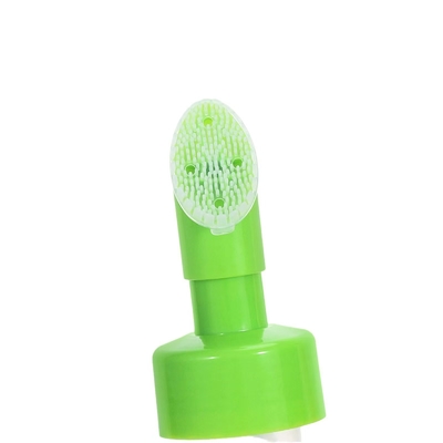 ขายปลีก 42 มม / 43 มม ปั๊มฟองด้วยหัวแปรงซิลิโคน Dispenser สําหรับเครื่องสําอาง