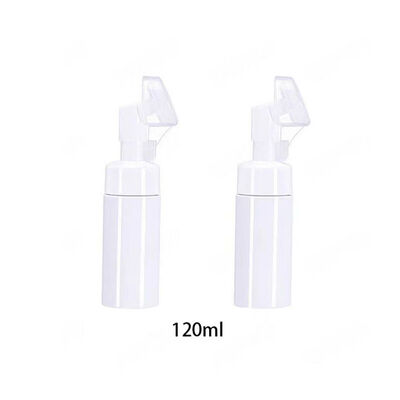 ขวดซิลิโคนแบบใช้ซ้ำได้พร้อมแปรงโฟม 100ml 200ml พร้อมปั๊มโฟมสำหรับคลีนเซอร์หน้าและที่กดสบู่