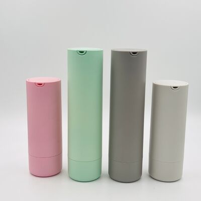 Wholesale 30ml 50ml Twist Plastic Airless Pump Bottle with Vacuum Lotion Pump in ABS+PP and Customized Color
