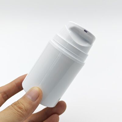 Customized Plastic 50g PP Airless Bottle with Vacuum Lotion Pump for Cosmetic Packaging