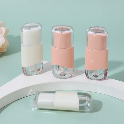 หลอดกระจกริมฝีปากโอวาล 2.3ml สีสามารถปรับแต่งด้วยแปรง