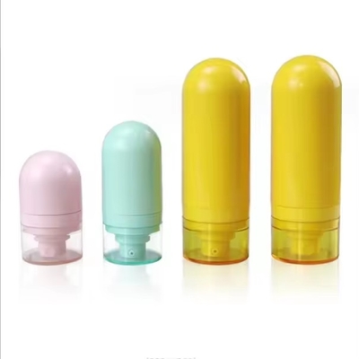 การออกแบบที่ละเอียด 50 ml กล่องที่ไม่มีอากาศด้านล่าง สําหรับเครื่องสําอางดูแลผิว