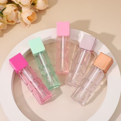 ท่อกระจกริมฝี 3.5 มิลลิลิตรที่ไม่ปกติ พร้อมแปรงสีต่าง ๆ