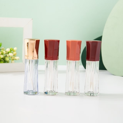 สีต่าง ๆ สี่เหลี่ยม พกพา พลาสติก ริมฝีปากกระจกท่อทรงกลมในอะลูมิเนียม / วัสดุพลาสติก