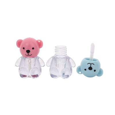 2 มิลลิลิตร Cute Bear Head Cap พลาสติกจิ้มกระจกในสีต่าง ๆ ด้วยปิดจิ้มสกรูและพิมพ์ตามต้องการ