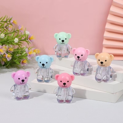 2 มิลลิลิตร Cute Bear Head Cap พลาสติกจิ้มกระจกในสีต่าง ๆ ด้วยปิดจิ้มสกรูและพิมพ์ตามต้องการ