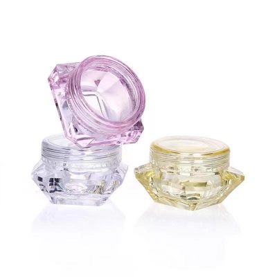 สีโปร่งใส 20g กระปุกครีมพลาสติก สําหรับการดูแลผิวหนังเครื่องสําอาง