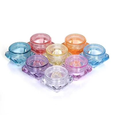 สีโปร่งใส 20g กระปุกครีมพลาสติก สําหรับการดูแลผิวหนังเครื่องสําอาง
