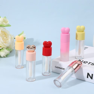 Love Lip Glaze Tube Macron สีน่ารัก ขนาดเล็ก 5 มิลลิลิตร สําหรับลิปกลีส สีดวงตา