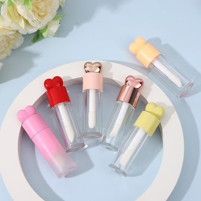 Love Lip Glaze Tube Macron สีน่ารัก ขนาดเล็ก 5 มิลลิลิตร สําหรับลิปกลีส สีดวงตา