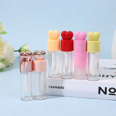 Love Lip Glaze Tube Macron สีน่ารัก ขนาดเล็ก 5 มิลลิลิตร สําหรับลิปกลีส สีดวงตา