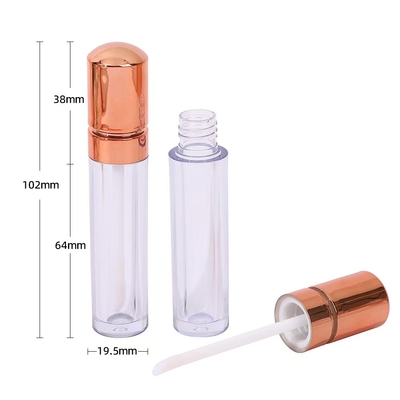 หัวทองกุหลาบ พลาสติก ริมฝีปาก กระจกท่อ สไตล์สูงสุด 4.5ml