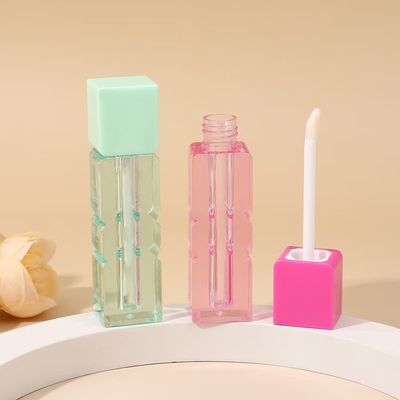 3.5ML Rhombus PP Lip Gloss Tube กระป๋องเครื่องสําอางเปล่า บรรจุร้อน