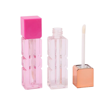 3.5ML Rhombus PP Lip Gloss Tube กระป๋องเครื่องสําอางเปล่า บรรจุร้อน