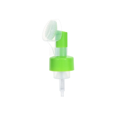 ขายปลีก 42 มม / 43 มม ปั๊มฟองด้วยหัวแปรงซิลิโคน Dispenser สําหรับเครื่องสําอาง