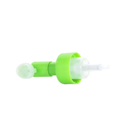 ขายปลีก 42 มม / 43 มม ปั๊มฟองด้วยหัวแปรงซิลิโคน Dispenser สําหรับเครื่องสําอาง