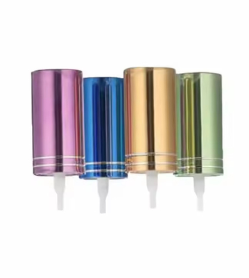 เครื่องฉีดหมอกละเอียดจากอะลูมิเนียมพลาสติก 18/410 สําหรับขวดน้ําหอมที่มีสีสันสดใส