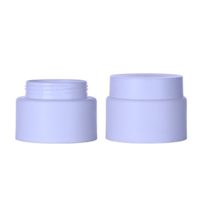 สีม่วง 80g กระปุกพลาสติกครีม สนับสนุนการปรับแต่งสําหรับเครื่องสําอาง