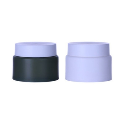 สีม่วง 80g กระปุกพลาสติกครีม สนับสนุนการปรับแต่งสําหรับเครื่องสําอาง