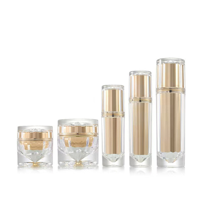ชุดกระป๋องแอคริลิคที่กําหนดเองสําหรับบรรจุเครื่องสําอาง 30ML 50ML 100ML 30G 50G ที่สมบูรณ์แบบ