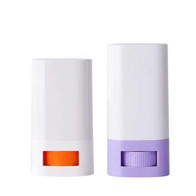 15G 20G เปลือกพลาสติก Deo Stick With Roller สําหรับ Deodorant Balm การพิมพ์ตามความต้องการ