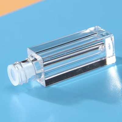 ท่อสีจีบพลาสติก 1.2ML สี่เหลี่ยม แพคเกจว่าง หมวกแปรงดํา