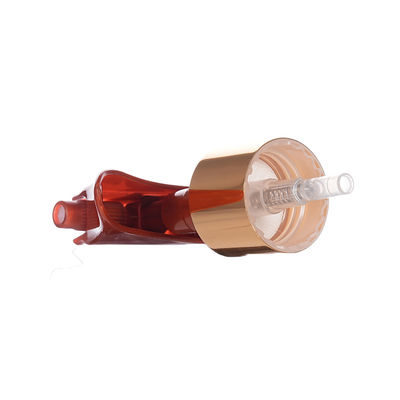 Mini Trigger Sprayer with Shiny Gold Finish for Travel Size and Customized Colors