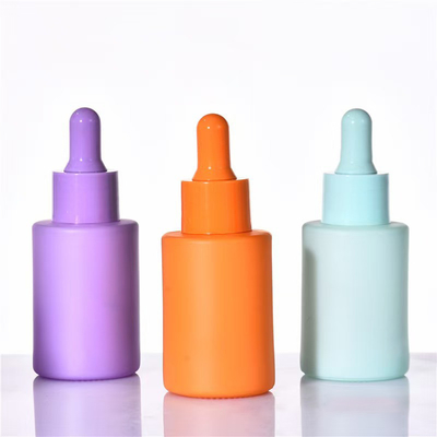 ขวดน้ำมันหอมระเหยแก้ว 30 มล. 50 มล. 100 มล. สีที่กำหนดเอง