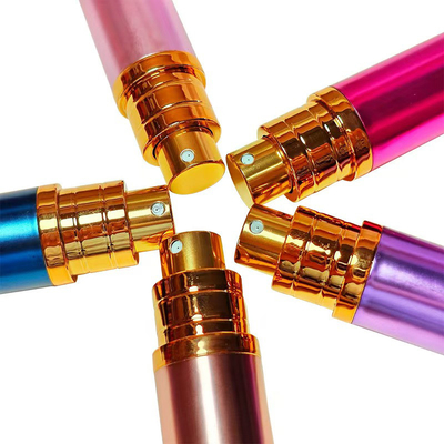 ขายปลีก 5ML ขนาดเปล่า ABS สเปรย์บรรจุสําหรับน้ําหอม ยอมรับสีตามต้องการ