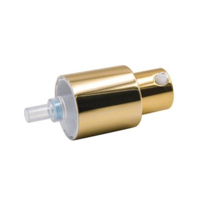 ปั๊มจ่ายครีมแบบหัวสูง 24/410 อะลูมิเนียมทั้งหมด ใช้สำหรับบรรจุภัณฑ์ผลิตภัณฑ์ดูแลผิว