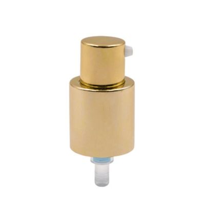 ปั๊มจ่ายครีมแบบหัวสูง 24/410 อะลูมิเนียมทั้งหมด ใช้สำหรับบรรจุภัณฑ์ผลิตภัณฑ์ดูแลผิว