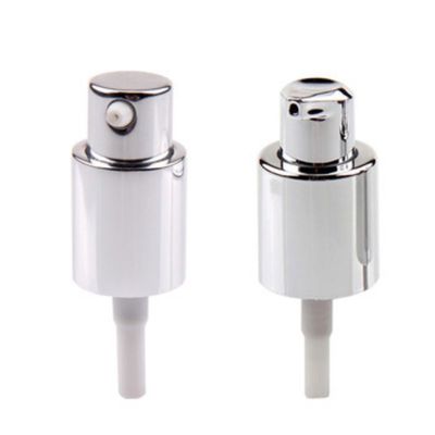 ปั๊มจ่ายครีมแบบหัวสูง 24/410 อะลูมิเนียมทั้งหมด ใช้สำหรับบรรจุภัณฑ์ผลิตภัณฑ์ดูแลผิว