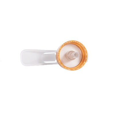 Mini Trigger Sprayer with White & Wood Grain Finish for Portable Travel Use and 0.2CC-0.35CC Output
