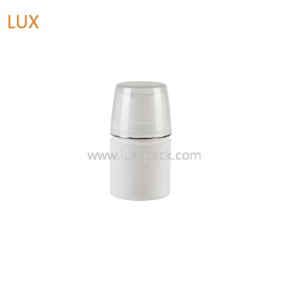 ขวดปั๊มสุญญากาศ 200 มล. 49.2 มม. ใส AS+PP บรรจุภัณฑ์เครื่องสำอาง