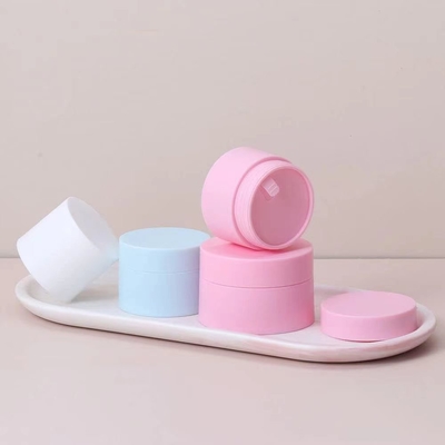 กระปุกครีมพลาสติก PP 5g ถึง 50g สีที่กำหนดเองได้ ขั้นต่ำ 10000 ชิ้น