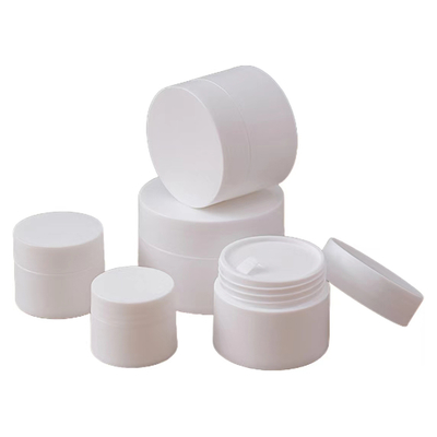 กระปุกครีมพลาสติก PP 5g ถึง 50g สีที่กำหนดเองได้ ขั้นต่ำ 10000 ชิ้น