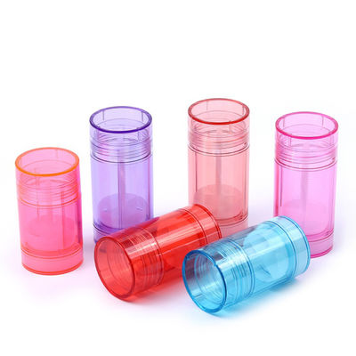 15 กรัม ถึง 100 กรัม พลาสติก PP Deodorant Stick Tube สามารถปรับแต่งได้