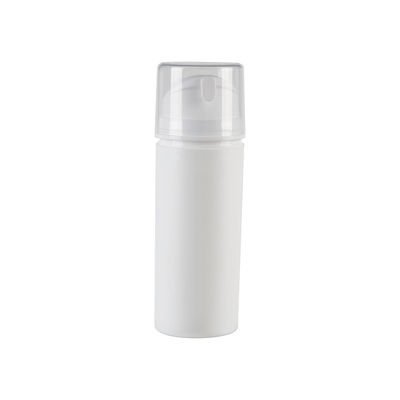 ขวดสุญญากาศ PP ทรงสี่เหลี่ยมขายส่ง พร้อมจุกและฝาครอบ สำหรับบรรจุภัณฑ์เครื่องสำอางพิมพ์ลายตามสั่ง