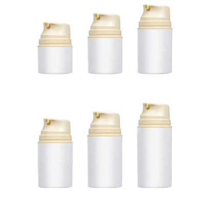 5ml/10ml/15ml Multi-Size PP พลาสติก ปั๊มสูบล้างอากาศไม่มีอากาศ สําหรับครีม โลชั่น เซรั่ม การบรรจุตัวอย่าง