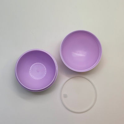 กระปุกครีมพลาสติกทรงกลมน้ำหนักเบาขนาด 5g-80g พร้อมสีที่กำหนดเอง ทำจาก PET สดใหม่ 100% และระยะเวลารอคอยสินค้า 20 วัน