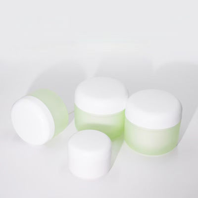 กระปุกครีมพลาสติก PP ด้านสีที่กำหนดเอง พร้อม PET สด 100% และระยะเวลารอคอยสินค้า 20 วัน สำหรับบรรจุภัณฑ์เครื่องสำอาง