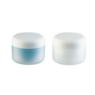 กระปุกครีมพลาสติก PP ด้านสีที่กำหนดเอง พร้อม PET สด 100% และระยะเวลารอคอยสินค้า 20 วัน สำหรับบรรจุภัณฑ์เครื่องสำอาง