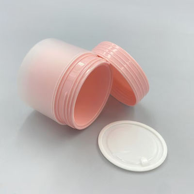 กระปุกครีมพลาสติก PP ทรงกลม 80g แบบด้านสองชั้น พร้อมสีที่กำหนดเอง ระยะเวลานำ 20 วัน