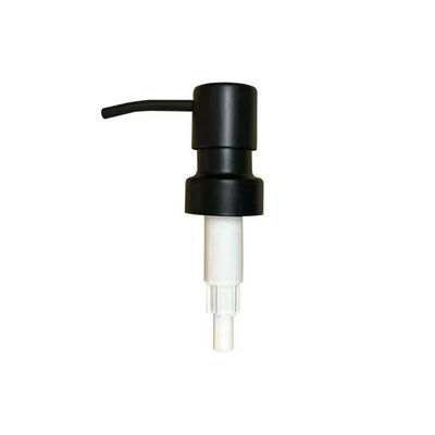 Shiny Silver Stainless Steel Shell Plastic Lotion Pump with Ribbed/Smooth/Metal Collar for Hygienic and Easy Cleaning