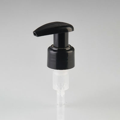 Travel-Sized Plastic Lotion Pump with Screw On Closure and Ribbed Collar for Shampoos and Lotions