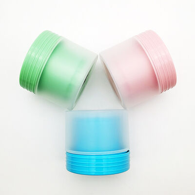 ขายปลีก 80 กรัม PP สีแมท กระปุกครีมเปลือกคู่สําหรับบรรจุเครื่องสําอางพรีเมี่ยม