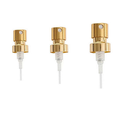13mm 15mm 18mm 20mm Shiny Silver Gold Aluminum Shell Crimpless Perfume Atomizer Fine Mist Sprayer