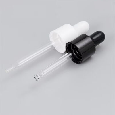 18mm 20mm 24mm Necksize ซิลิโคน Pipette พลาสติก Dropper สําหรับน้ํามันอีเซนเซียลที่มีความทนทานทางเคมีและการวัดแม่นยํา