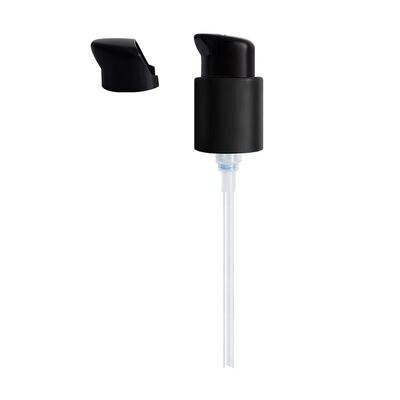 การออกแบบครึ่งหมวก 18 มม. 20 มม. 24 มม. ปั๊มปั่นครีมพลาสติก - ปั๊มเครื่องสําอางที่ป้องกันการรั่วไหลสําหรับการใช้ในบ้านและห้องอนามัย